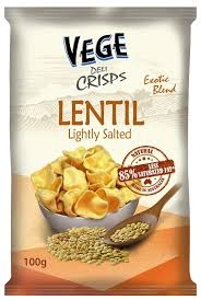 Vege Deli Crisps Lentil 100g