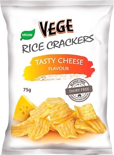 Ajitas Vege Rice Crackers Cheese 75g