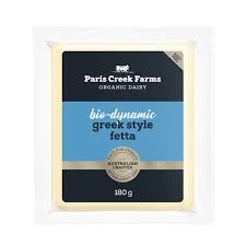 Paris Creek Organic Biodynamic Greek Style Fetta 180g