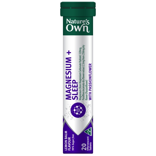 Nature's Own Effervescent Tablets Magnesium + Sleep 20 Pack