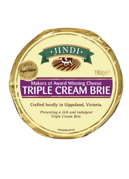 Jindi Cheese Brie Triple Cream 180g