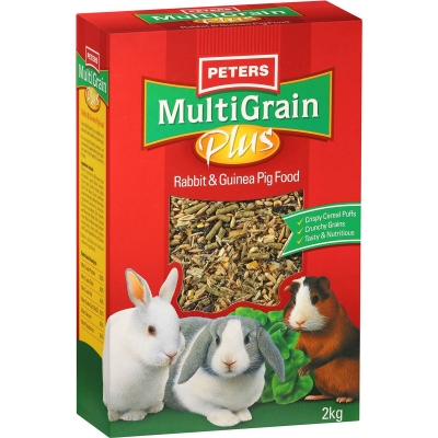 Peters Rabbit & Guinea Pig Food Multigrain Plus 2kg | Adelaide's Finest ... - Finest Food For Guinea Pig Breeding