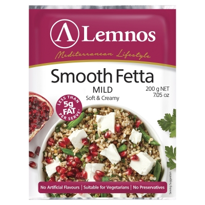 Lemnos Fetta Smooth Reduced Fat 200g