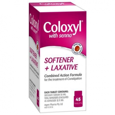 Coloxyl Tablets With Senna 45 Pack