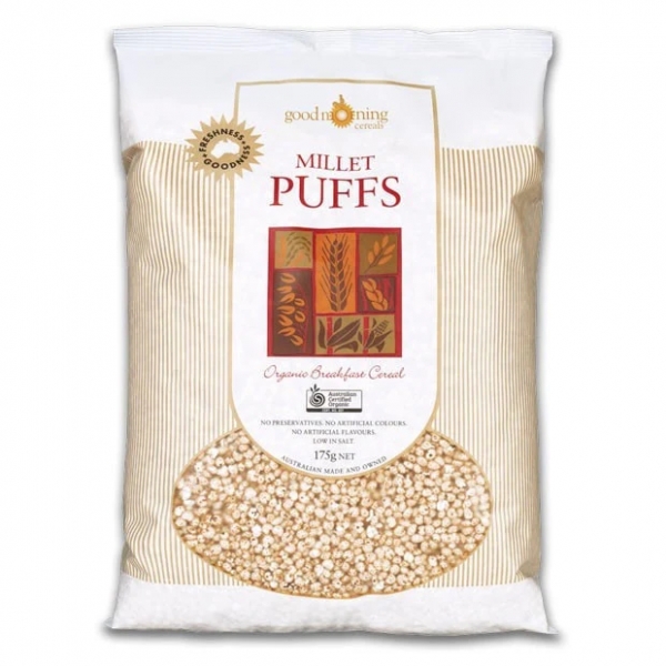 Good Morning Cereals Organic Millet Puffs 175g