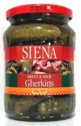 Siena Sweet & Sour Gherkins 680g