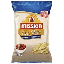 Mission Deli Style White Corn Strips 500g