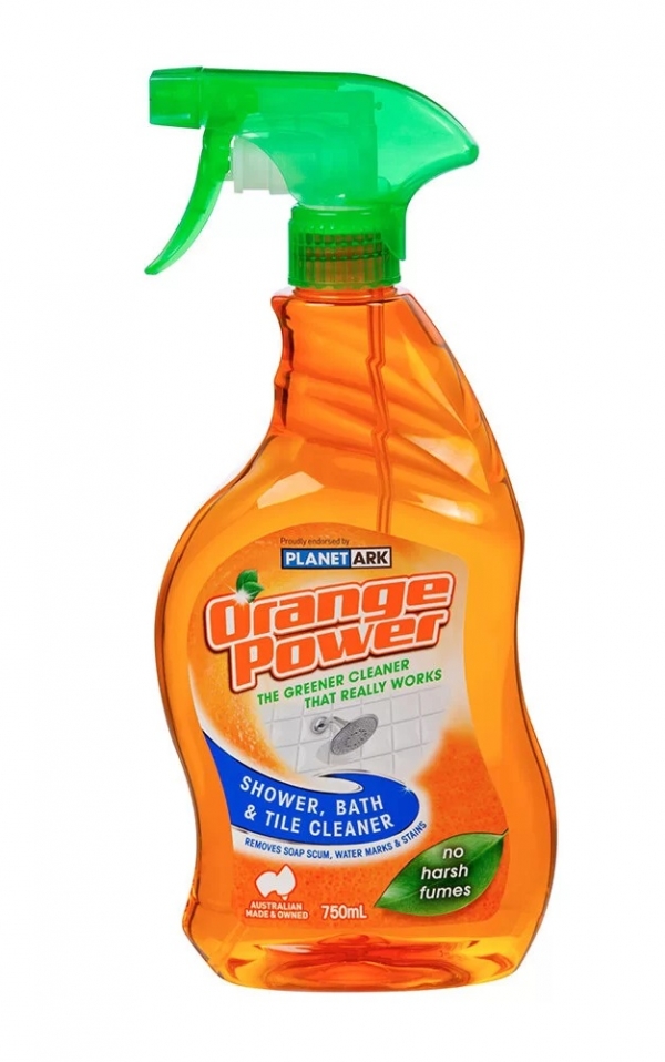Orange Power Shower Bath & Tile Cleaner Trigger 750ml