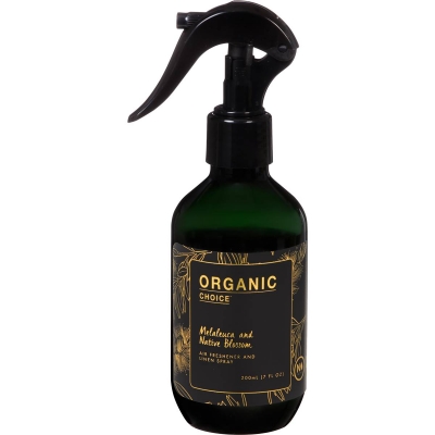 Organic Choice Air Freshener Linen Spray Lemongrass Cedarwood 200ml Adelaide s Finest Supermarkets
