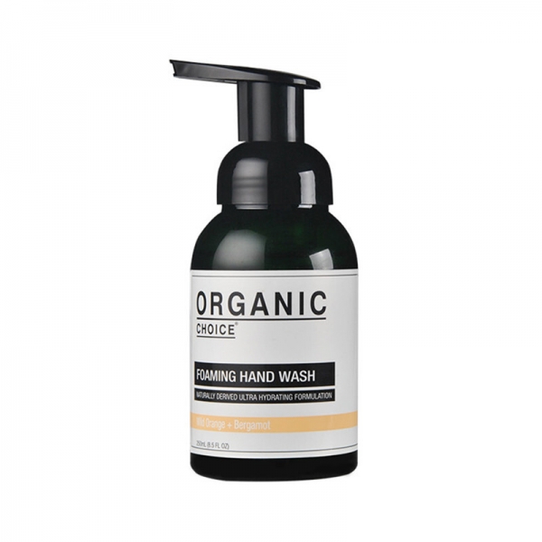Organic Choice Foaming Hand Wash Wild Orange & Bergamot 250ml