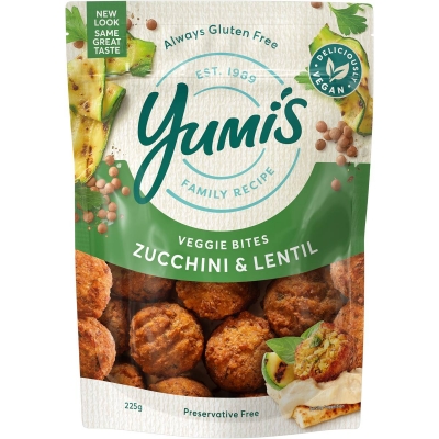 Yumi's Vegetable Delights Zucchini & Lentil 225g