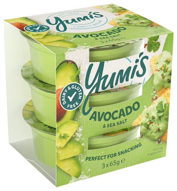 Yumi's Mini Snack Avocado Sea Salt 3 Pack 65g
