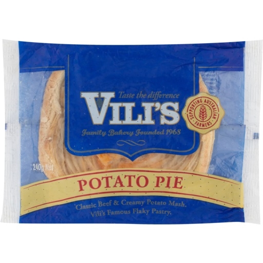 Vili's Pie Beef & Potato 240g
