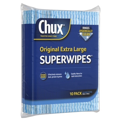 Chux Superwipes Extra Large 10 Pack