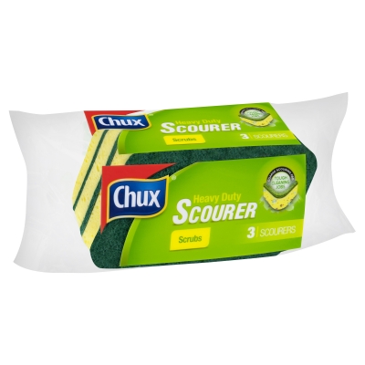 Chux Scourer Sponge Heavy Duty 3 Pack