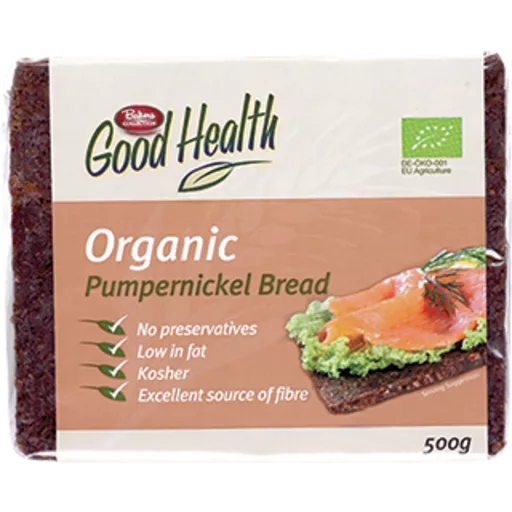 Good Health Organic Pumpernickel Bread 500g