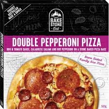 Bake Stone Deli Pizza Double Pepperoni 500g