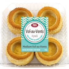 Bakers Collection Medium Vol Au Vent 4 Pack 160g