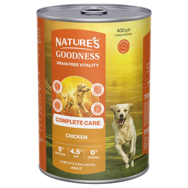 Natures Goodness Complete Care Dog Food Adult Chicken 400g
