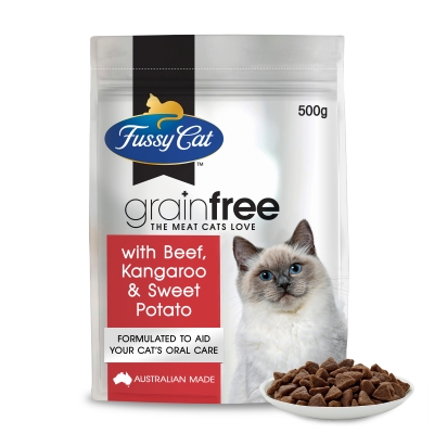 VIP Fussy Cat Grain Free Beef & Kangaroo 500g