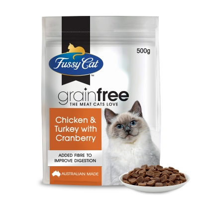 VIP Fussy Cat Grain Free Chicken & Turkey 500g