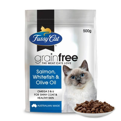 VIP Fussy Cat Grain Free Salmon & Fish 500g