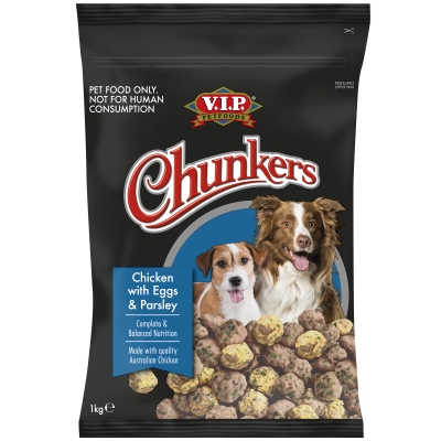 VIP Chunkers Dog Food Chicken 1kg