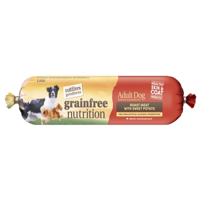 VIP Natures Goodness Roast Meat Dog Roll 2.15kg