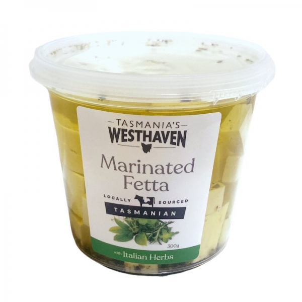 Tasmania's Westhaven Marinated Fetta Italian Herbs 300g