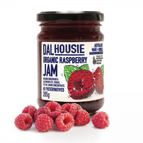 Dalhousie Organic Raspberry Jam 285g