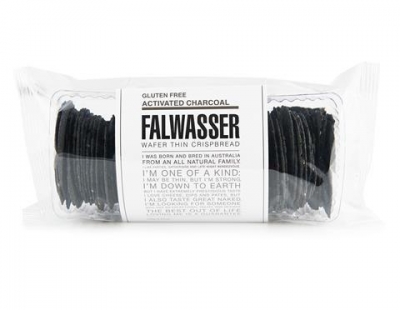 Falwasser Charcoal Crispbread Gluten Free 120g