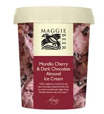 Maggie Beer Morello Cherry Dark Chocolate & Almonds Ice Cream 500ml