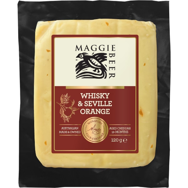 Maggie Beer Club Cheddar Whisky & Orange 120g | Adelaide's Finest ...