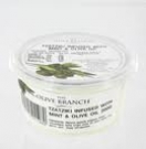 Olive Branch Tzatziki With Fresh Mint Olive Oil 200g