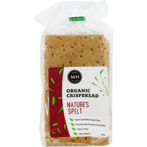 Munch Healthier Organic Spelt Crispbreads 200g