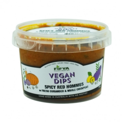 Fifya Vegan Dip Spicy Red Hommus 250g