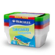 Hercules Take Away Containers 12 Pack