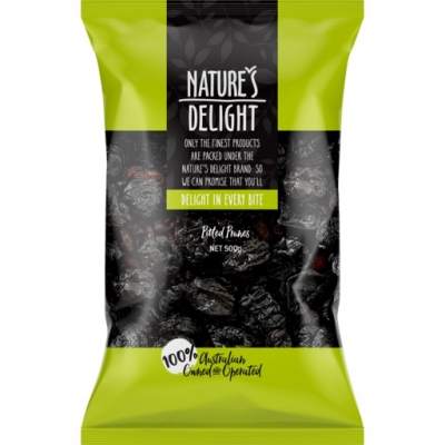 Nature's Delight Pitted Prunes 500g