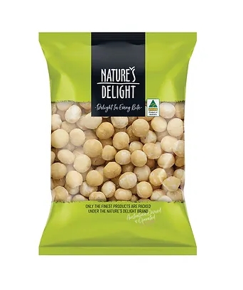 Nature's Delight Macadamia Raw Australian 300g