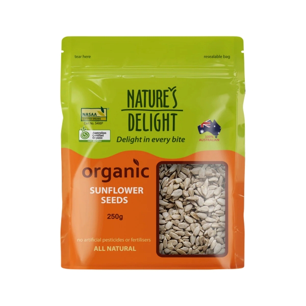 Nature's Delight Organic Sunflower Seeds 250g