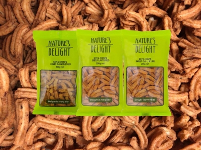Nature's Delight Soya Crisps Sweet Chilli & Lime 200g