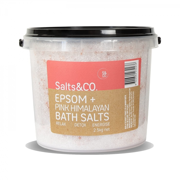 Salts & Co Epsom & Pink Himalayan Bath Salts 2.5kg