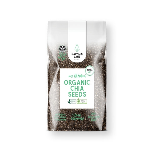 Nature's Lane Organic Chia Seeds 750g