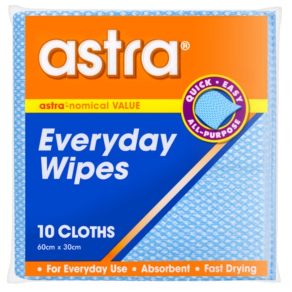 Astra Everyday Wipes 10 Pack