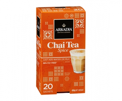 Arkadia Chai Tea Spice 20 Sachets 400g