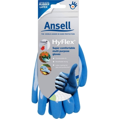 Ansell Hyflex Gloves Medium 1 Pair
