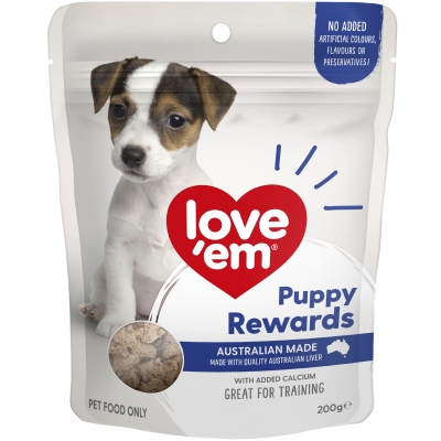 Love'Em Liver Treats Puppy Rewards 200g