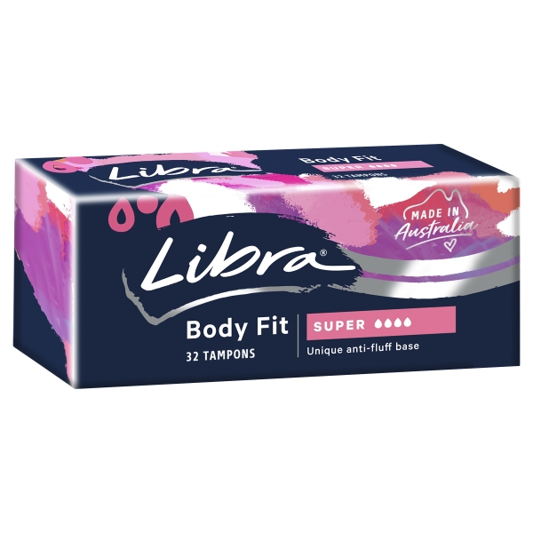 Libra Body Fit Tampons Super 32 Pack