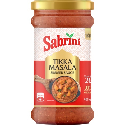 Sabrini Simmer Sauce Tikka Masala 400g