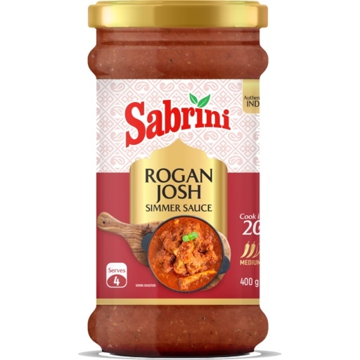 Sabrini Simmer Sauce Rogan Josh 400g